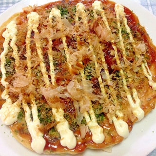 お好み焼き粉で簡単お好み焼き♪